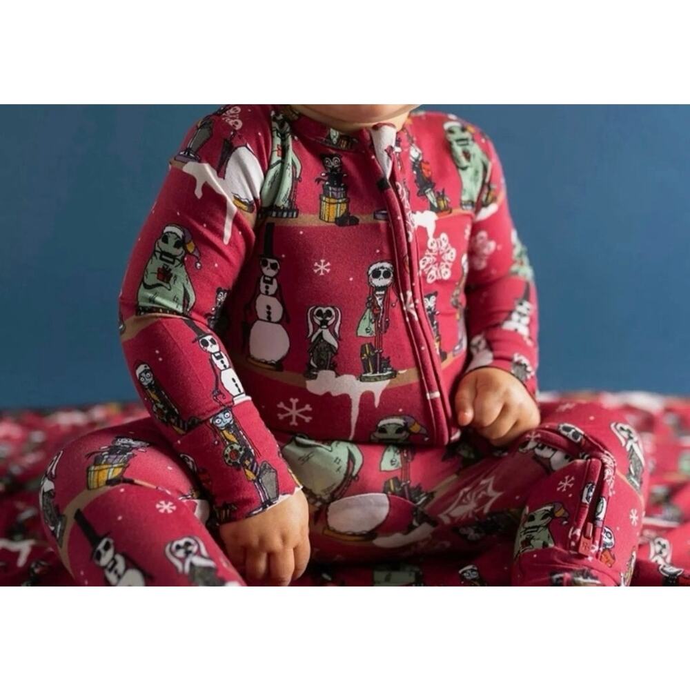NIB Posh Peanut Disney Nightmare Before Christmas Convertible 0-3 Months Footie